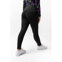 Pantalon d'équitation Horze Mira enfant fond intégral Noir