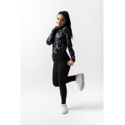 Pantalon d'équitation Horze Mira enfant fond intégral Noir Pantalon d'équitation Horze Mira enfant fond intégral Noir