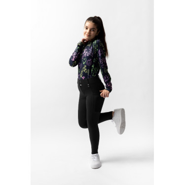 Pantalon d'équitation Horze Mira enfant fond intégral Noir Pantalon d'équitation Horze Mira enfant fond intégral Noir
