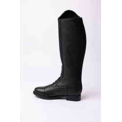 Bottes d'équitation hautes Horze Brighton Young Rider Noir