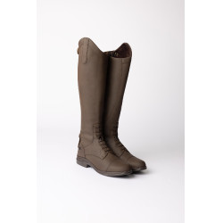 Bottes hautes Horze en cuir végétalien Sheffield Marron