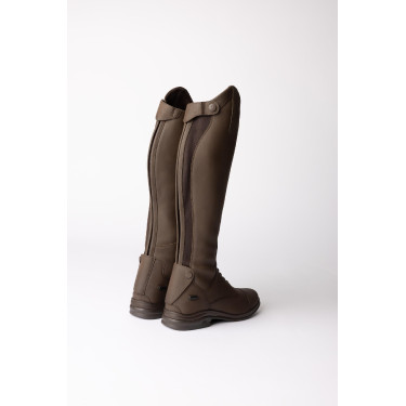 Bottes hautes Horze en cuir végétalien Sheffield Marron