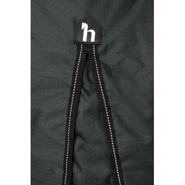 Horze Helsinki high neck 100 g buiten­deken Groene scarabee