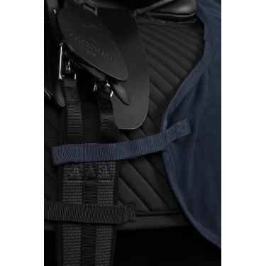 Horze 2-in-1 fleece achterdeken Marine Marineblauw