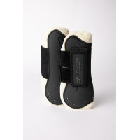 Guêtres avec fausse fourrure Horze Armour Airflow Noir