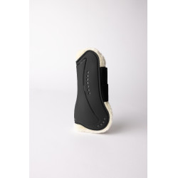 Guêtres avec fausse fourrure Horze Armour Airflow Noir