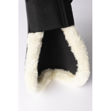 Guêtres avec fausse fourrure Horze Armour Airflow Noir