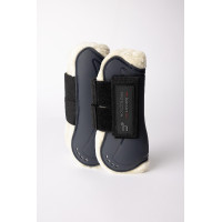 Guêtres avec fausse fourrure Horze Armour Airflow Noir