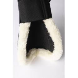 Guêtres avec fausse fourrure Horze Armour Airflow Marine Bleu marine