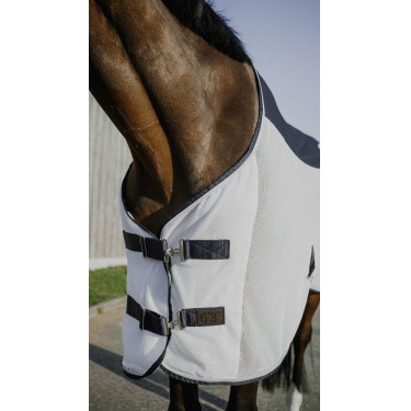 Equithème Flycool deken Marine / wit Blauw Equithème Flycool deken Marine / wit Blauw