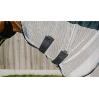 Couverture Equithème Flycool Combo Marine / blanc Bleu