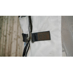 Couverture Equithème Flycool Combo Marine / blanc Bleu