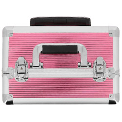 Poetskoffer op wielen Je t'aime Equithème Roze / zilver