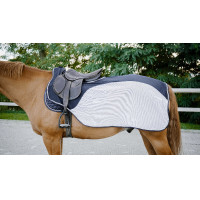 Couvre-reins Equithème Flycool Marine / blanc Bleu