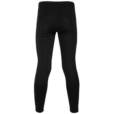 Legging doublé polaire Riding World Volga enfant Noir