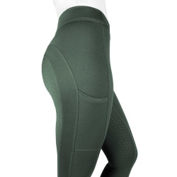 Equithème Birdy dameslegging Kaki Groen