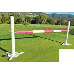 Kit obstacle Hippotonic avec cube Rose / blanc