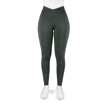 Legging Equithème Fanny femme Kaki