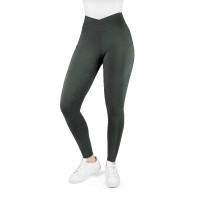 Equithème Fanny dameslegging Kaki Groen