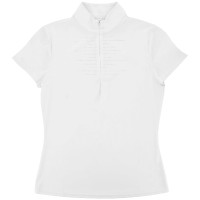 Polo concours Equithème Suzanne femme Blanc