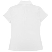 Polo concours Equithème Suzanne femme Blanc