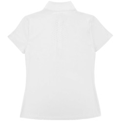Wedstrijdpolo Equithème Suzanne dames Wit