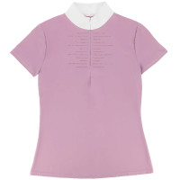 Polo concours Equithème Suzanne femme Blanc