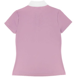 Polo concours Equithème Suzanne femme Mauve Violet
