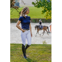 Mouwloze wedstrijdpolo Equithème Judith dames Wit Mouwloze wedstrijdpolo Equithème Judith dames Wit