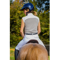 Polo concours sans manches Equithème Judith femme