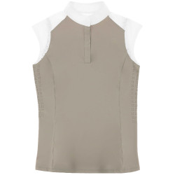 Polo concours sans manches Equithème Judith femme