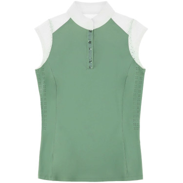 Polo concours sans manches Equithème Judith femme