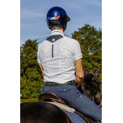 Polo de concours Equithème Chris homme Blanc