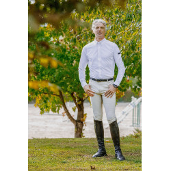 Polo de concours manches longues Equithème Adrien homme