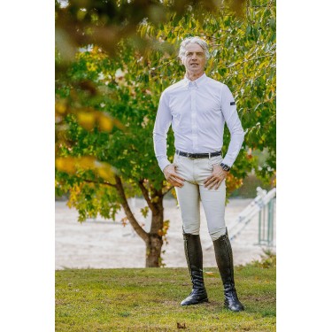 Polo de concours manches longues Equithème Adrien homme