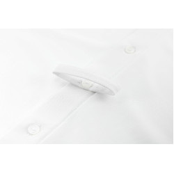 Polo de concours manches longues Equithème Milan homme Blanc