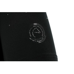 Polo Je t'aime Equithème Claudia femme Noir