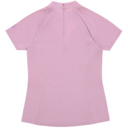 Polo Je t'aime Equithème Claudia femme Mauve Violet