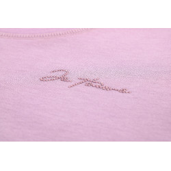 Kinder- en junior T-shirt Ik hou van je Equithème Bonnie Mauve Violet