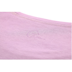 Kinder- en junior T-shirt Ik hou van je Equithème Bonnie Mauve Violet