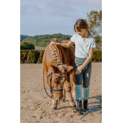 T-shirt enfant et junior Je t'aime Equithème Bonnie Vert / menthe