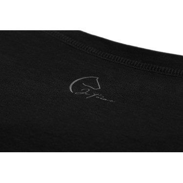 T-shirt Je t'aime Equithème Bonnie femme Noir