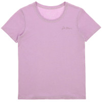 T-shirt Je t'aime Equithème Bonnie femme Mauve Violet