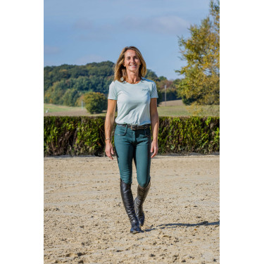 T-shirt Ik hou van je Equithème Bonnie dames Groen / mint