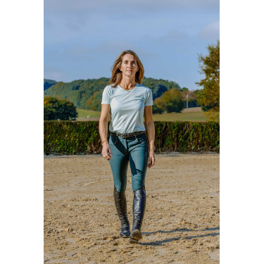 T-shirt Je t'aime Equithème Bonnie femme Vert / menthe