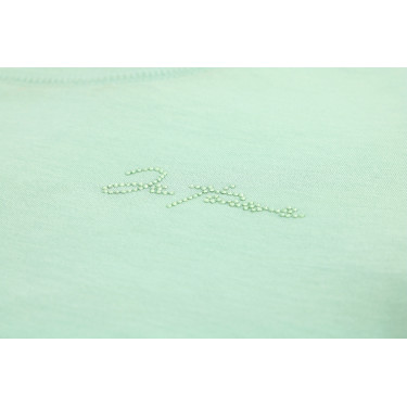 T-shirt Ik hou van je Equithème Bonnie dames Groen / mint