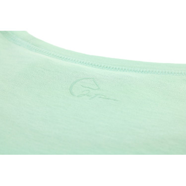 T-shirt Je t'aime Equithème Bonnie femme Vert / menthe