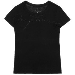T-shirt Je t’aime Equithème Tessie dames Zwart