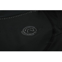 T-shirt sans manches Je t'aime Equithème Carla femme Noir