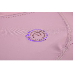Mouwloos T-shirt Je t'aime Equithème Carla dames Mauve Violet